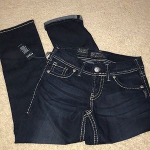 Silver Women’s Capri jeans